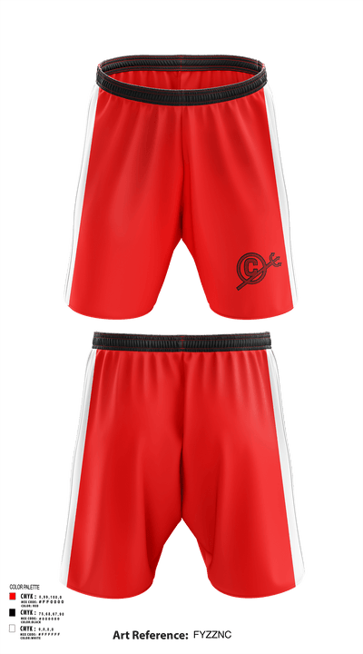 Clinton High School Soccer 53608379 Athletic Shorts With Pockets - 126