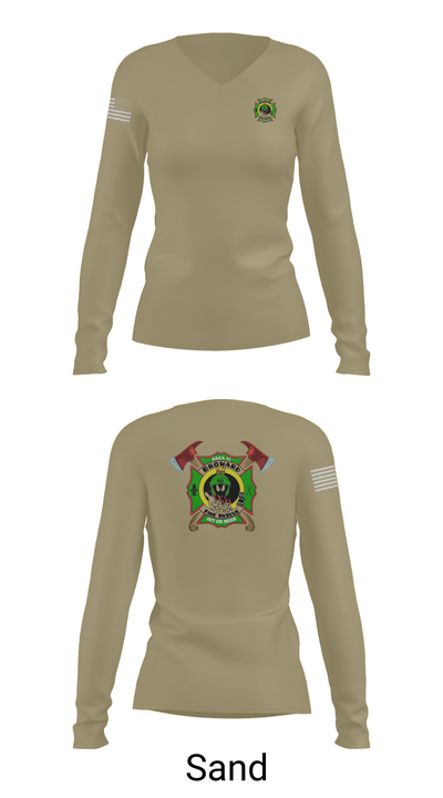 R51 33039101 Women's Long Sleeve V-neck Shirt - 97