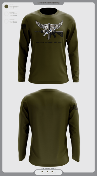 Long Sleeve Performance Shirt, San Antonio SRT, Police, Teamtime, Team time, sublimation, custom sports apparel, team uniforms, spirit wear, spiritwear, sports uniforms, custom shirts, team store, custom team store, fundraiser sports, apparel fundraiser