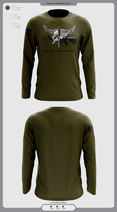 San Antonio SRT 65040800 Long Sleeve Performance Shirt - 4