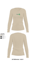 Moils Lawn and landscape 2540388 Women's Long Sleeve V-neck Shirt - 15