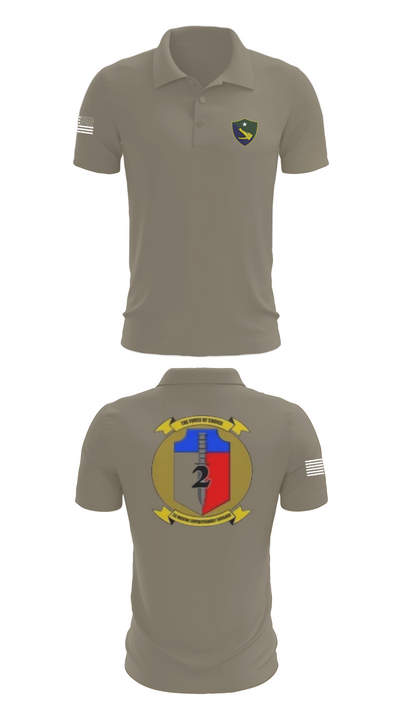 Task Force 61/2 50410807 Short Sleeve Performance Polo - 67