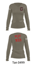 21st AMU 5909710 Women's Long Sleeve V-neck Shirt - 77