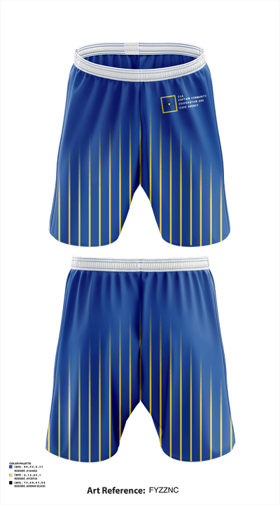 C3A Community Cooperation and Care Agency 5588349 Athletic Shorts With Pockets - 2