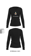 Civil Affairs Schoolhouse 5293701 Women's Long Sleeve V-neck Shirt - 22