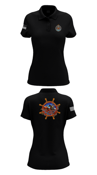 Womens Short Sleeve Performance Polo, Navy Recruiting, , Teamtime, Team time, sublimation, custom sports apparel, team uniforms, spirit wear, spiritwear, sports uniforms, custom shirts, team store, custom team store, fundraiser sports, apparel fundraiser