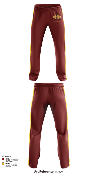 Enumclaw High School Volleyball 88836191 Sweatpants - 124