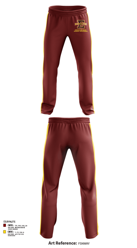 Sweatpants, Enumclaw High School Volleyball, Women's Volleyball, Teamtime, Team time, sublimation, custom sports apparel, team uniforms, spirit wear, spiritwear, sports uniforms, custom shirts, team store, custom team store, fundraiser sports, apparel fundraiser