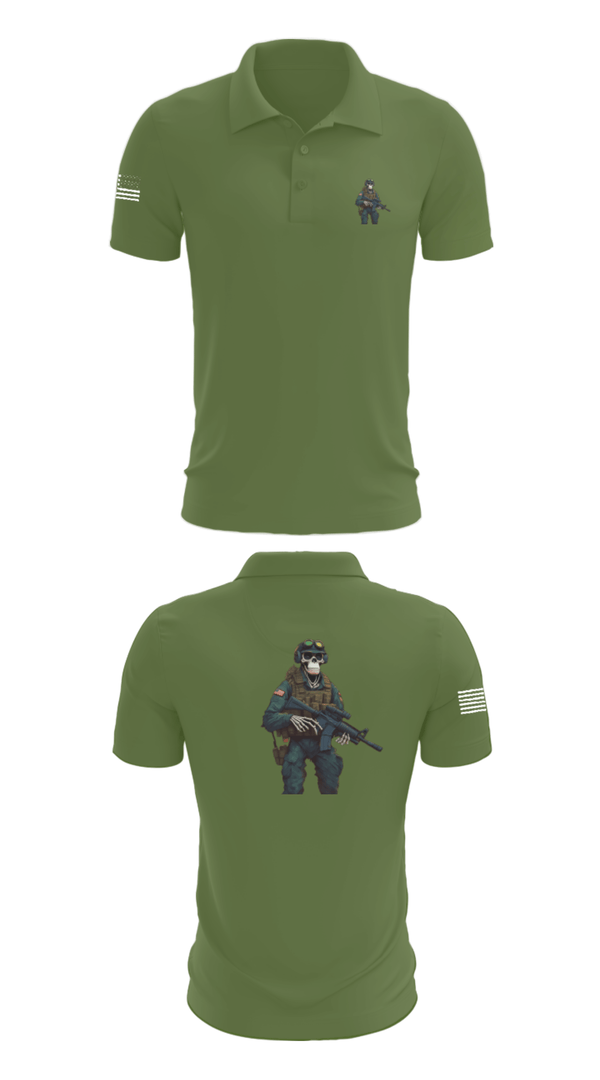 Short Sleeve Performance Polo, 3d lsb, Marines, Teamtime, Team time, sublimation, custom sports apparel, team uniforms, spirit wear, spiritwear, sports uniforms, custom shirts, team store, custom team store, fundraiser sports, apparel fundraiser