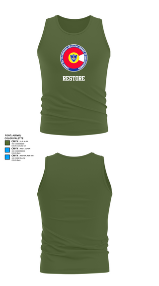 Tank Top, Restore, Police, Teamtime, Team time, sublimation, custom sports apparel, team uniforms, spirit wear, spiritwear, sports uniforms, custom shirts, team store, custom team store, fundraiser sports, apparel fundraiser