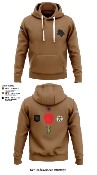 Hoodie, HHC 328th BSB, National Guard, Teamtime, Team time, sublimation, custom sports apparel, team uniforms, spirit wear, spiritwear, sports uniforms, custom shirts, team store, custom team store, fundraiser sports, apparel fundraiser