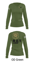 RET CORP 33326250 Women's Long Sleeve V-neck Shirt - 54