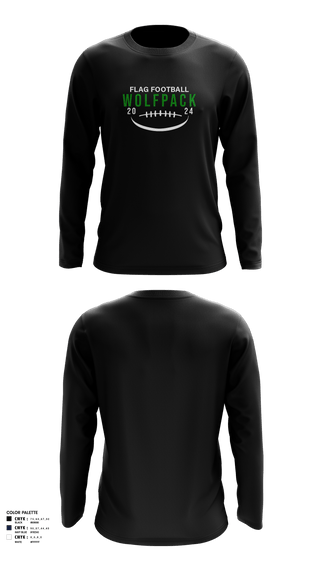 Long Sleeve Performance Shirt, Maywood Center for Enriched Studies Football, , Teamtime, Team time, sublimation, custom sports apparel, team uniforms, spirit wear, spiritwear, sports uniforms, custom shirts, team store, custom team store, fundraiser sports, apparel fundraiser