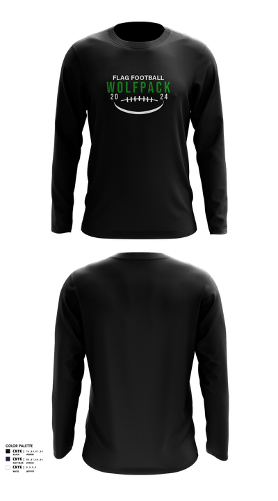 Maywood Center for Enriched Studies Football 19827825 Long Sleeve Performance Shirt - 2