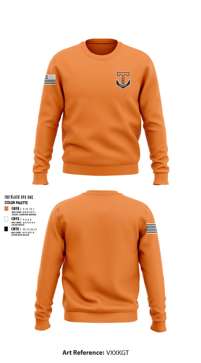 Tabb NJROTC 42524039 Crew Neck Sweatshirt - 6