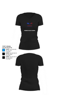 FREEDOM WILDLIFE EXPERTS 87096730 Women's Short Sleeve V-neck Shirt - 37