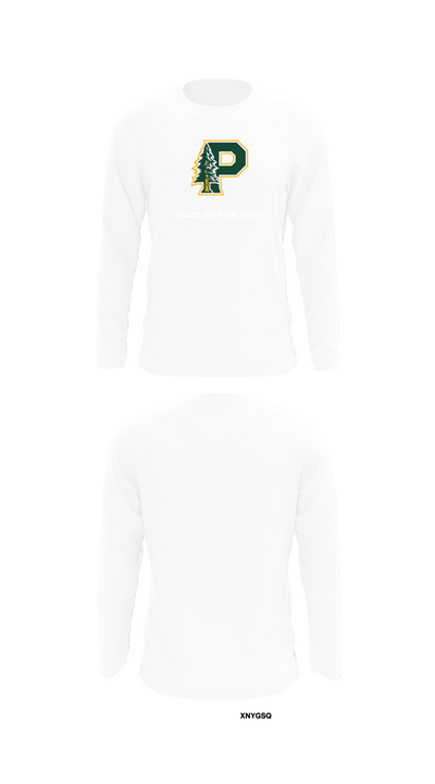 Paradise High School Bobcats 65206673 Long Sleeve Performance Shirt - 8