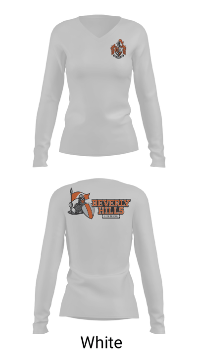 BHHS Band 82482739 Women's Long Sleeve V-neck Shirt - 16