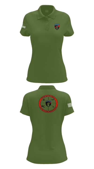 Bravo 1/78th FA 82804749 Women's Short Sleeve Performance Polo  - 55