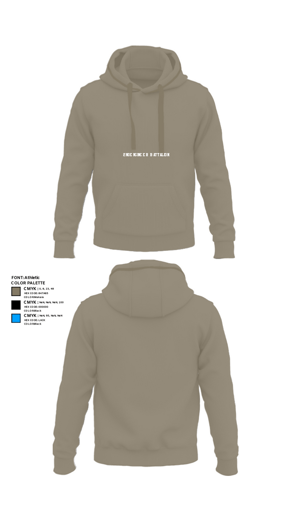 Hoodie, 2nd Engineer Battalion, Army, Teamtime, Team time, sublimation, custom sports apparel, team uniforms, spirit wear, spiritwear, sports uniforms, custom shirts, team store, custom team store, fundraiser sports, apparel fundraiser