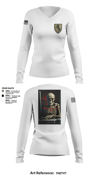 Womens Long Sleeve Vneck Shirt, 1/11 acr, Army, Teamtime, Team time, sublimation, custom sports apparel, team uniforms, spirit wear, spiritwear, sports uniforms, custom shirts, team store, custom team store, fundraiser sports, apparel fundraiser