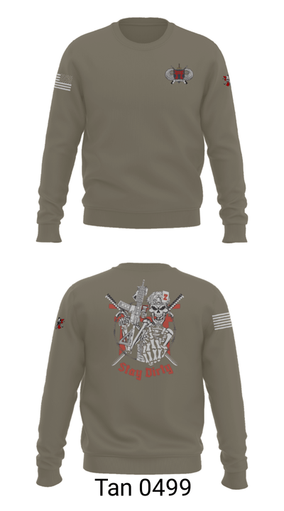 Dirty Deuce 1357112 Crew Neck Sweatshirt - 65