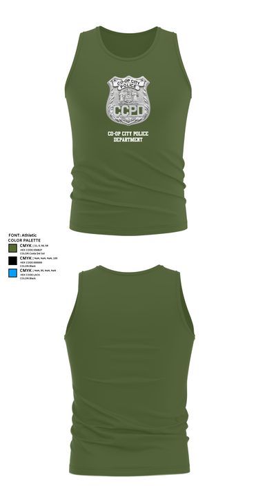 Co-op City Police Department 96634913 Tank Top - 56