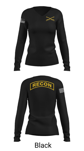 Womens Long Sleeve Vneck Shirt 1, Cowboy, Army, Teamtime, Team time, sublimation, custom sports apparel, team uniforms, spirit wear, spiritwear, sports uniforms, custom shirts, team store, custom team store, fundraiser sports, apparel fundraiser