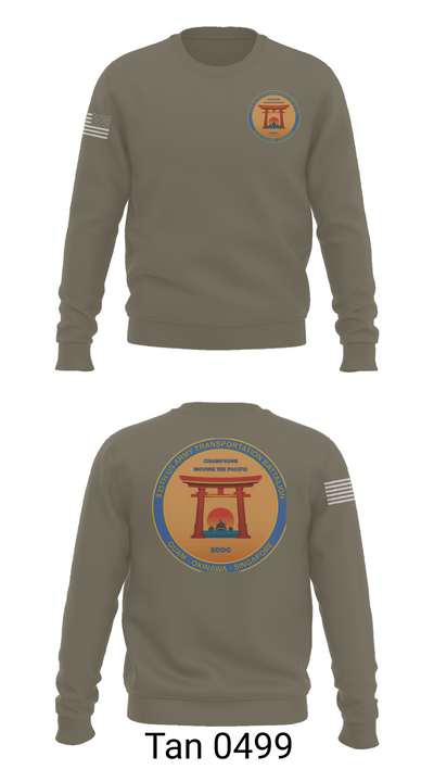 835th Transportation BN 83233683 Crew Neck Sweatshirt - 65