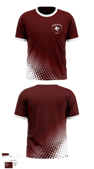 Short Sleeve Performance Shirt, Garrison High School Cheer, Cheer, Teamtime, Team time, sublimation, custom sports apparel, team uniforms, spirit wear, spiritwear, sports uniforms, custom shirts, team store, custom team store, fundraiser sports, apparel fundraiser