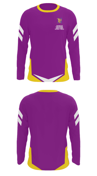 Long Sleeve Performance Shirt, Thornton Fractional North High School Track, Track & Field, Teamtime, Team time, sublimation, custom sports apparel, team uniforms, spirit wear, spiritwear, sports uniforms, custom shirts, team store, custom team store, fundraiser sports, apparel fundraiser