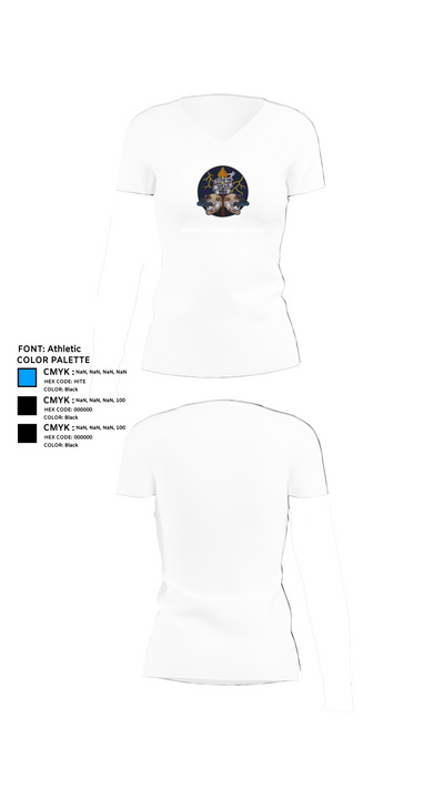 MARITIME ENFORCEMENT SPECIALIST 64321934 Women's Short Sleeve V-neck Shirt - 18