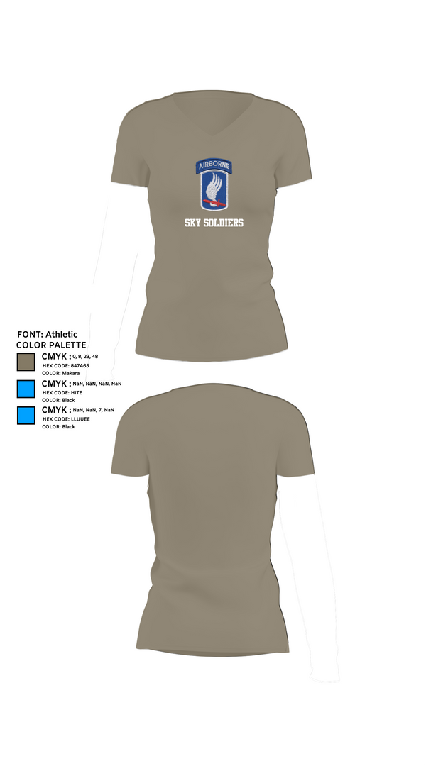 Womens Short Sleeve Vneck Shirt, Sky Soldiers, , Teamtime, Team time, sublimation, custom sports apparel, team uniforms, spirit wear, spiritwear, sports uniforms, custom shirts, team store, custom team store, fundraiser sports, apparel fundraiser