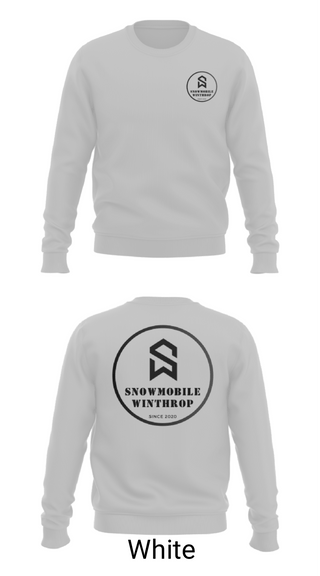 Crew Neck Sweatshirt, Snowmobile Winthrop, , Teamtime, Team time, sublimation, custom sports apparel, team uniforms, spirit wear, spiritwear, sports uniforms, custom shirts, team store, custom team store, fundraiser sports, apparel fundraiser