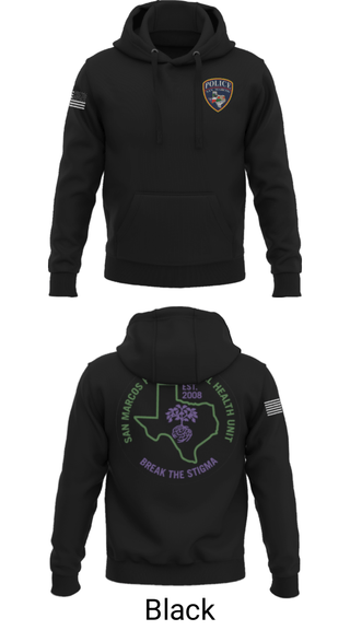 Hoodie, SMPD Mental Health Unit, Police, Teamtime, Team time, sublimation, custom sports apparel, team uniforms, spirit wear, spiritwear, sports uniforms, custom shirts, team store, custom team store, fundraiser sports, apparel fundraiser