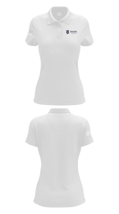 Mazama High School Golf 76673672 Women's Short Sleeve Performance Polo  - 17