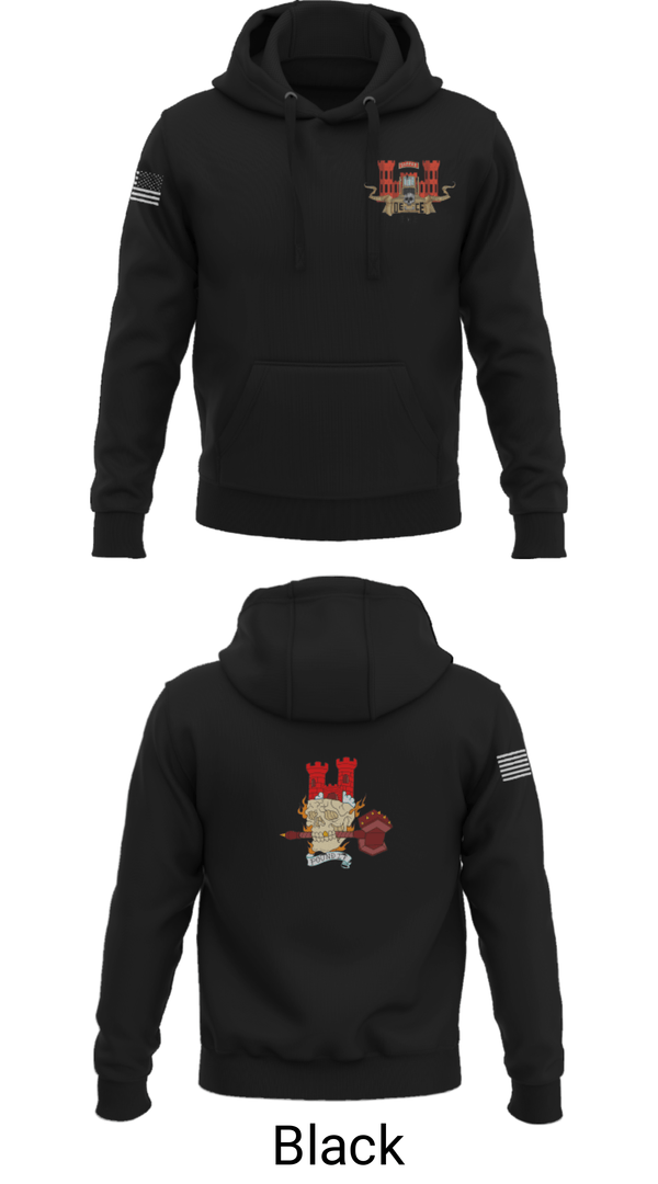 Hoodie, 3rd Platoon, 642nd ESC, Army, Teamtime, Team time, sublimation, custom sports apparel, team uniforms, spirit wear, spiritwear, sports uniforms, custom shirts, team store, custom team store, fundraiser sports, apparel fundraiser