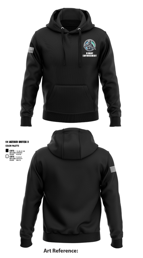 Hoodie, KINGHT ENFORCEMENT, , Teamtime, Team time, sublimation, custom sports apparel, team uniforms, spirit wear, spiritwear, sports uniforms, custom shirts, team store, custom team store, fundraiser sports, apparel fundraiser