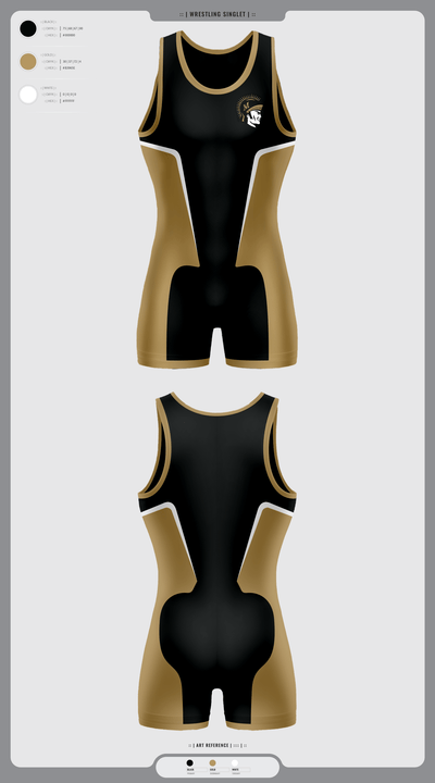 Millington Central High School Wrestling 59203631 Wrestling Singlet - 1