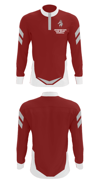 Quarter Zip Jacket, Jeffersontown High School Baseball, Baseball, Teamtime, Team time, sublimation, custom sports apparel, team uniforms, spirit wear, spiritwear, sports uniforms, custom shirts, team store, custom team store, fundraiser sports, apparel fundraiser