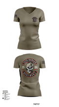 Green Beret 87463289 Women's Short Sleeve V-neck Shirt - 123