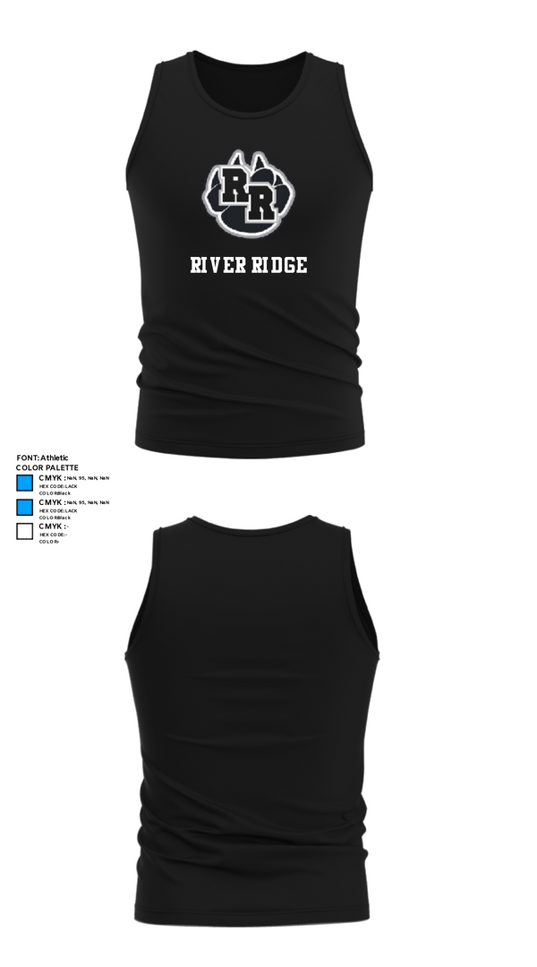 Tank Top, River Ridge, Spirit Store, Teamtime, Team time, sublimation, custom sports apparel, team uniforms, spirit wear, spiritwear, sports uniforms, custom shirts, team store, custom team store, fundraiser sports, apparel fundraiser