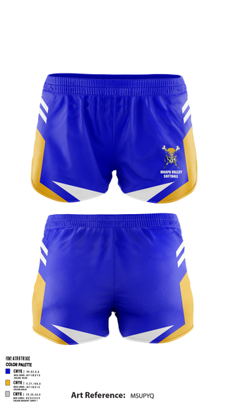 Womens Shorts, Moapa Valley High School Softball, Softball, Teamtime, Team time, sublimation, custom sports apparel, team uniforms, spirit wear, spiritwear, sports uniforms, custom shirts, team store, custom team store, fundraiser sports, apparel fundraiser