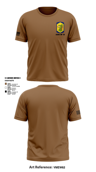 Short Sleeve Performance Shirt, 333rd MP Co, , Teamtime, Team time, sublimation, custom sports apparel, team uniforms, spirit wear, spiritwear, sports uniforms, custom shirts, team store, custom team store, fundraiser sports, apparel fundraiser