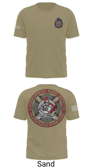 Old School Cotton Feel Shirt, GFR Station 3, Fire Department, Teamtime, Team time, sublimation, custom sports apparel, team uniforms, spirit wear, spiritwear, sports uniforms, custom shirts, team store, custom team store, fundraiser sports, apparel fundraiser