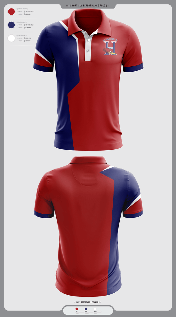 Short Sleeve Performance Polo, Holbrook High School Wrestling, Wrestling, Teamtime, Team time, sublimation, custom sports apparel, team uniforms, spirit wear, spiritwear, sports uniforms, custom shirts, team store, custom team store, fundraiser sports, apparel fundraiser