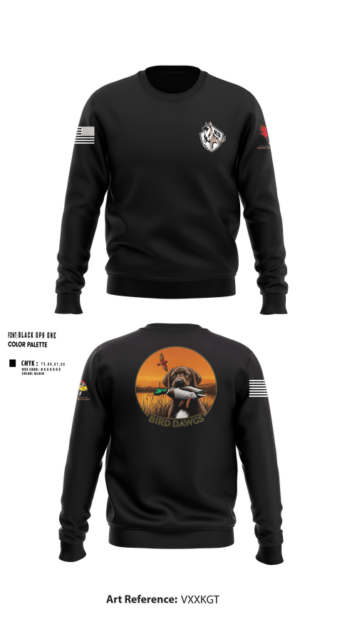 Crew Neck Sweatshirt, Bird dawgs, Army, Teamtime, Team time, sublimation, custom sports apparel, team uniforms, spirit wear, spiritwear, sports uniforms, custom shirts, team store, custom team store, fundraiser sports, apparel fundraiser