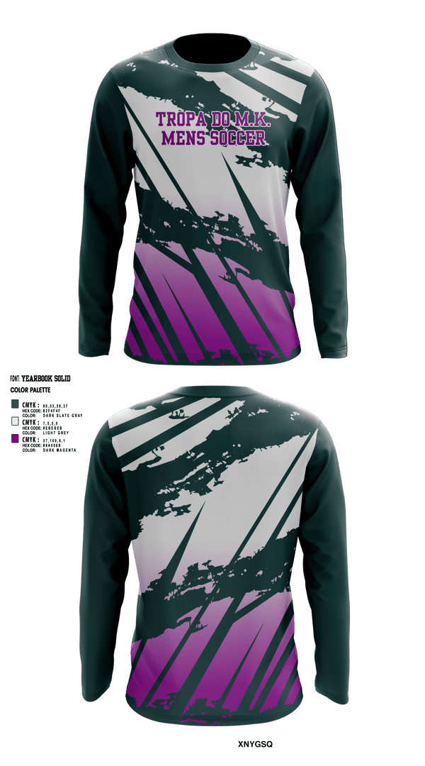 Long Sleeve Performance Shirt, Tropa do M.K., Men's Soccer, Teamtime, Team time, sublimation, custom sports apparel, team uniforms, spirit wear, spiritwear, sports uniforms, custom shirts, team store, custom team store, fundraiser sports, apparel fundraiser
