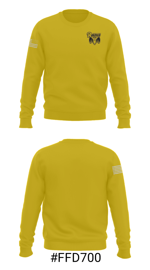 Crew Neck Sweatshirt, Randallstown High School Baseball, Baseball, Teamtime, Team time, sublimation, custom sports apparel, team uniforms, spirit wear, spiritwear, sports uniforms, custom shirts, team store, custom team store, fundraiser sports, apparel fundraiser
