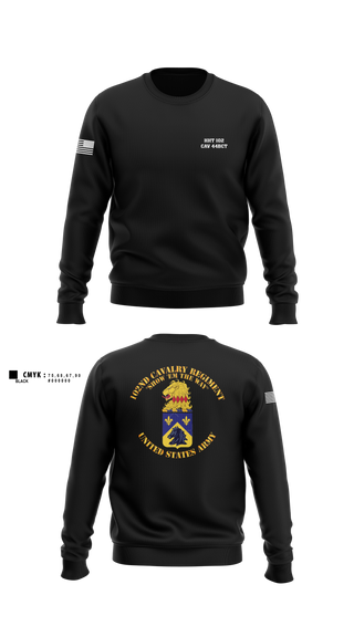Crew Neck Sweatshirt, HHT 102 CAV, , Teamtime, Team time, sublimation, custom sports apparel, team uniforms, spirit wear, spiritwear, sports uniforms, custom shirts, team store, custom team store, fundraiser sports, apparel fundraiser